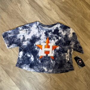Tie-Dye Kids Shirt with Star Logo